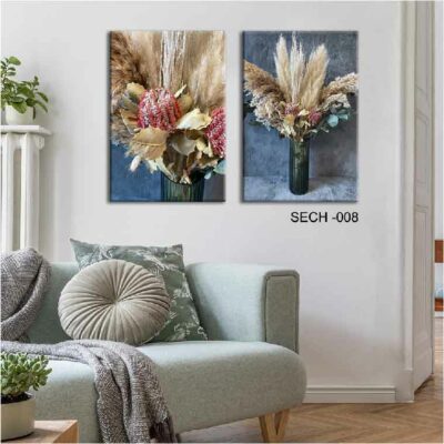 tableau fleur SECH- 08