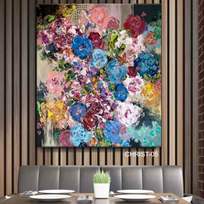 tableau fleur ChRIST- 05