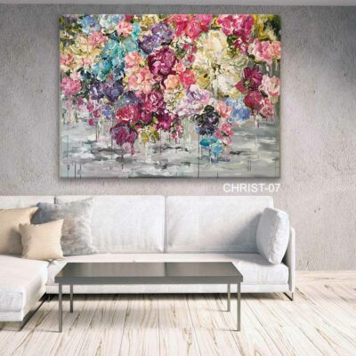 tableau fleur ChRIST- 07