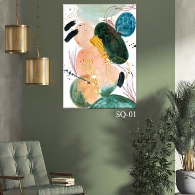 tableau fleur SQ- 01