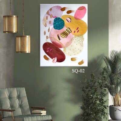 tableau fleur SQ- 01