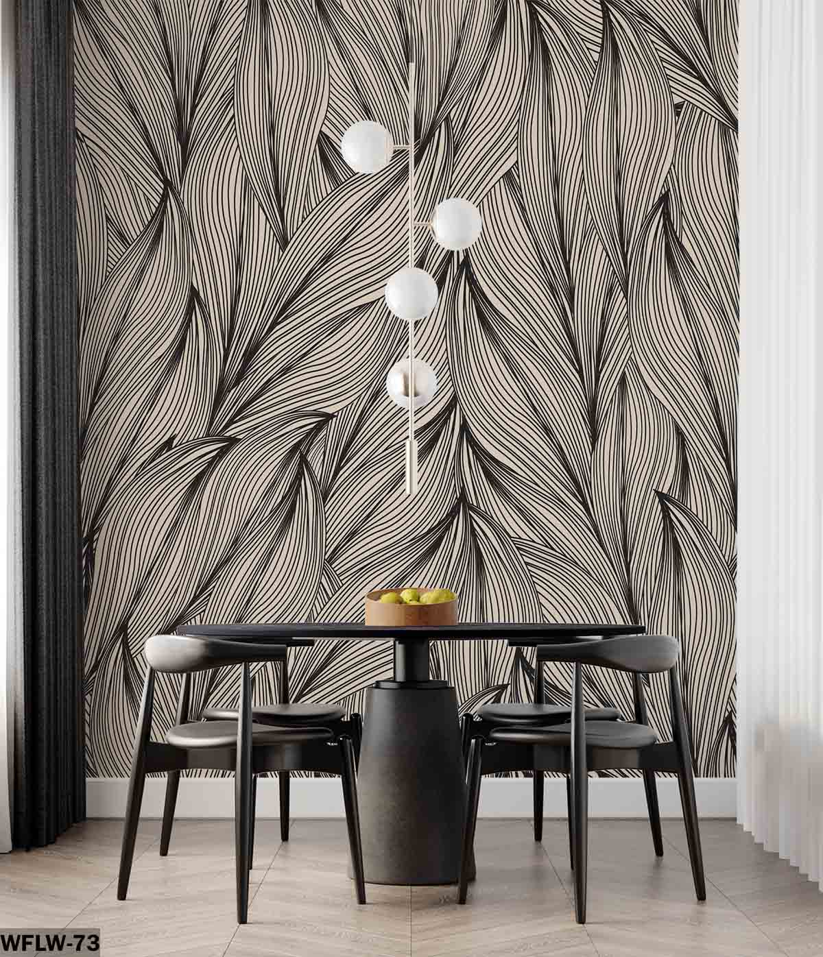 ALIPRINT papier peint décoratif mural en algerie Découvrez ce magnifique papier peint décoratif mural en Algérie avec un motif organique moderne. Idéal pour un intérieur élégant et unique. Achetez en ligne!