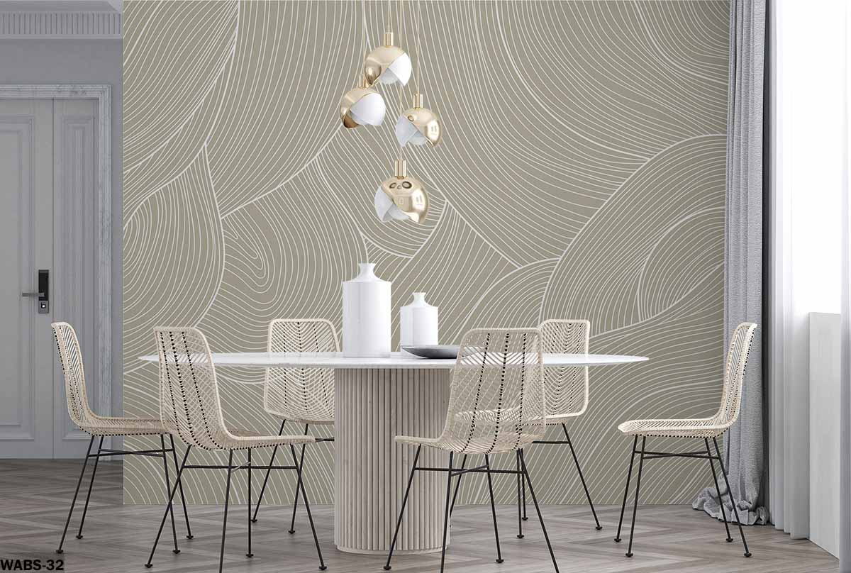 ALIPRINT papier peint décoratif mural en algerie Papier peint décoratif mural moderne en Algérie. Design élégant avec motifs abstraits pour une ambiance unique dans votre salle à manger. Découvrez notre collection!