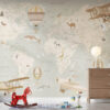 ALIPRINT papier peint décoratif mural en algerie Découvrez un tableau décoratif mural carte du monde pour chambre d'enfant en Algérie. Papier peint design avions et montgolfières pour une décoration murale unique et ludique.