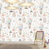 ALIPRINT papier peint décoratif mural algerie Papier peint décoratif mural pour chambre d'enfant en Algérie. Motifs d'oursons en montgolfière, idéal pour une décoration murale unique et créative. papier peint décoratif mural algerie