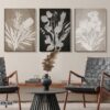 aliprint Tableau décoratif en Algérie avec des motifs floraux modernes, ajoutant une touche artistique à l'intérieur.