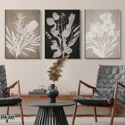 aliprint Tableau décoratif en Algérie avec des motifs floraux modernes, ajoutant une touche artistique à l'intérieur.