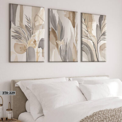 aliprint Tableau décoratif en Algérie avec des motifs floraux modernes, parfait pour embellir votre intérieur.